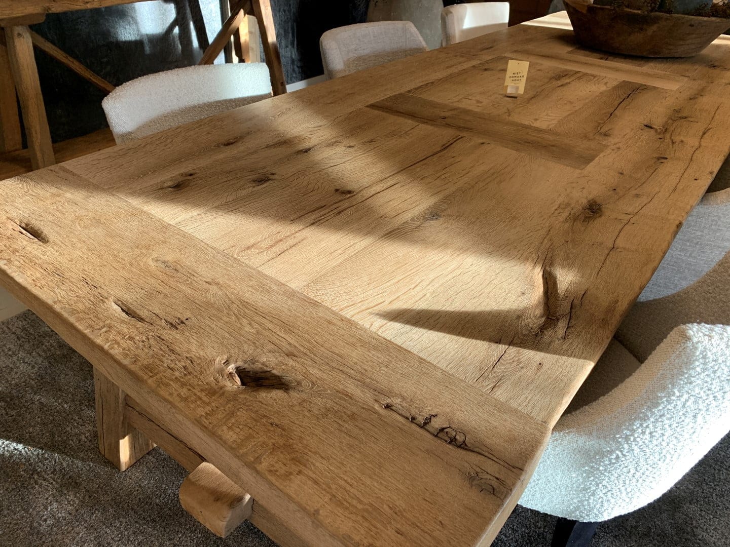 Unieke Oud Eiken Tafel Jumbo